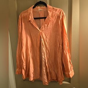* Jane and Delancey 2x coral buttondown top